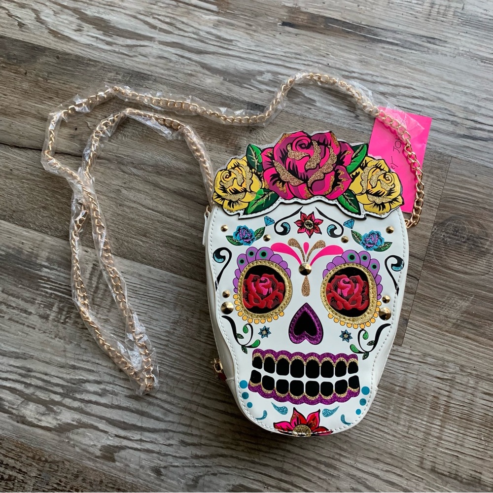 Betsey Johnson Sugar Skull Purse